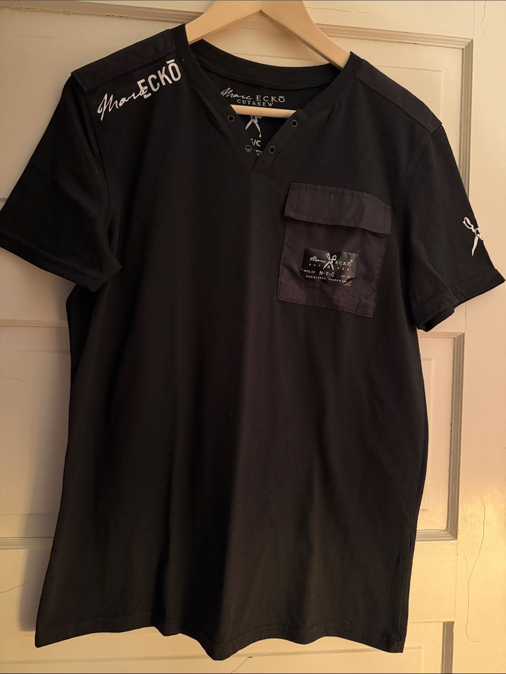 Marc Ecko black t-shirt. Short sleeve. New.